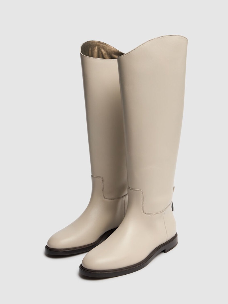 20mm Leather riding boots - 2