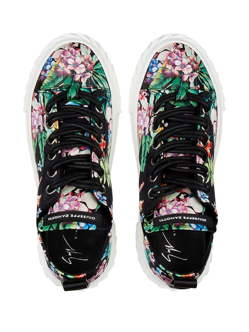 floral print sneakers 4