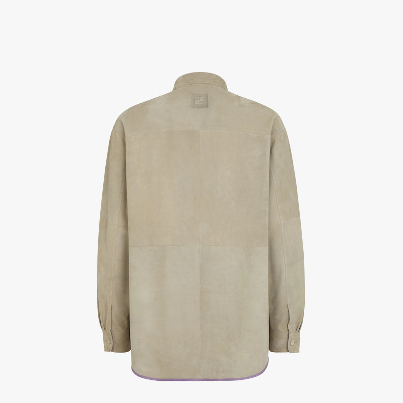 Beige suede shirt 2
