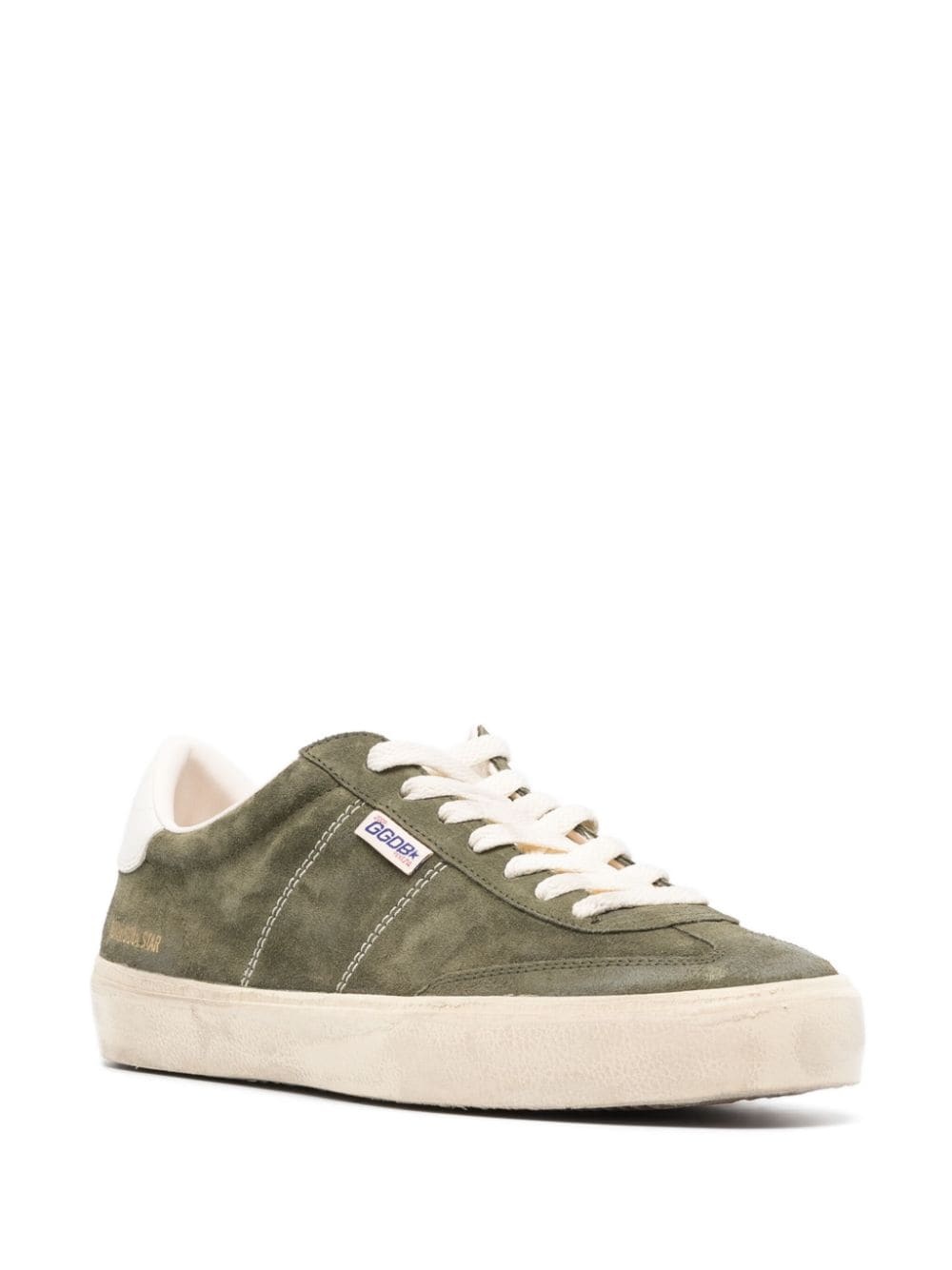 suede low-top sneakers - 2