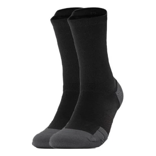 Under Armour 1 Iso-Chill ArmourDry Mid Socks 'Black Grey' 1376079-001 - 1