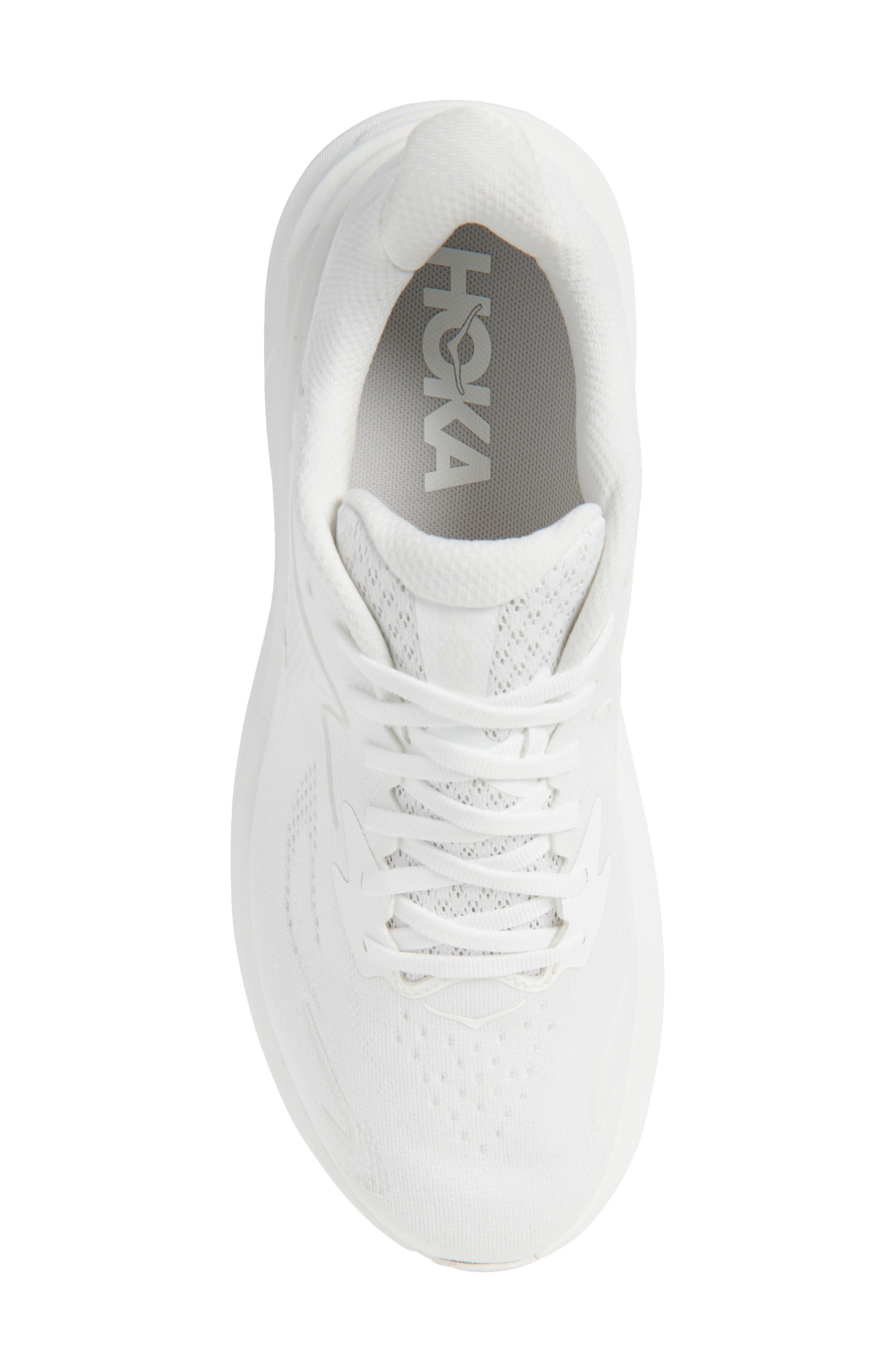 HOKA Clifton 10 Running Shoe in White /White at Nordstrom - 5