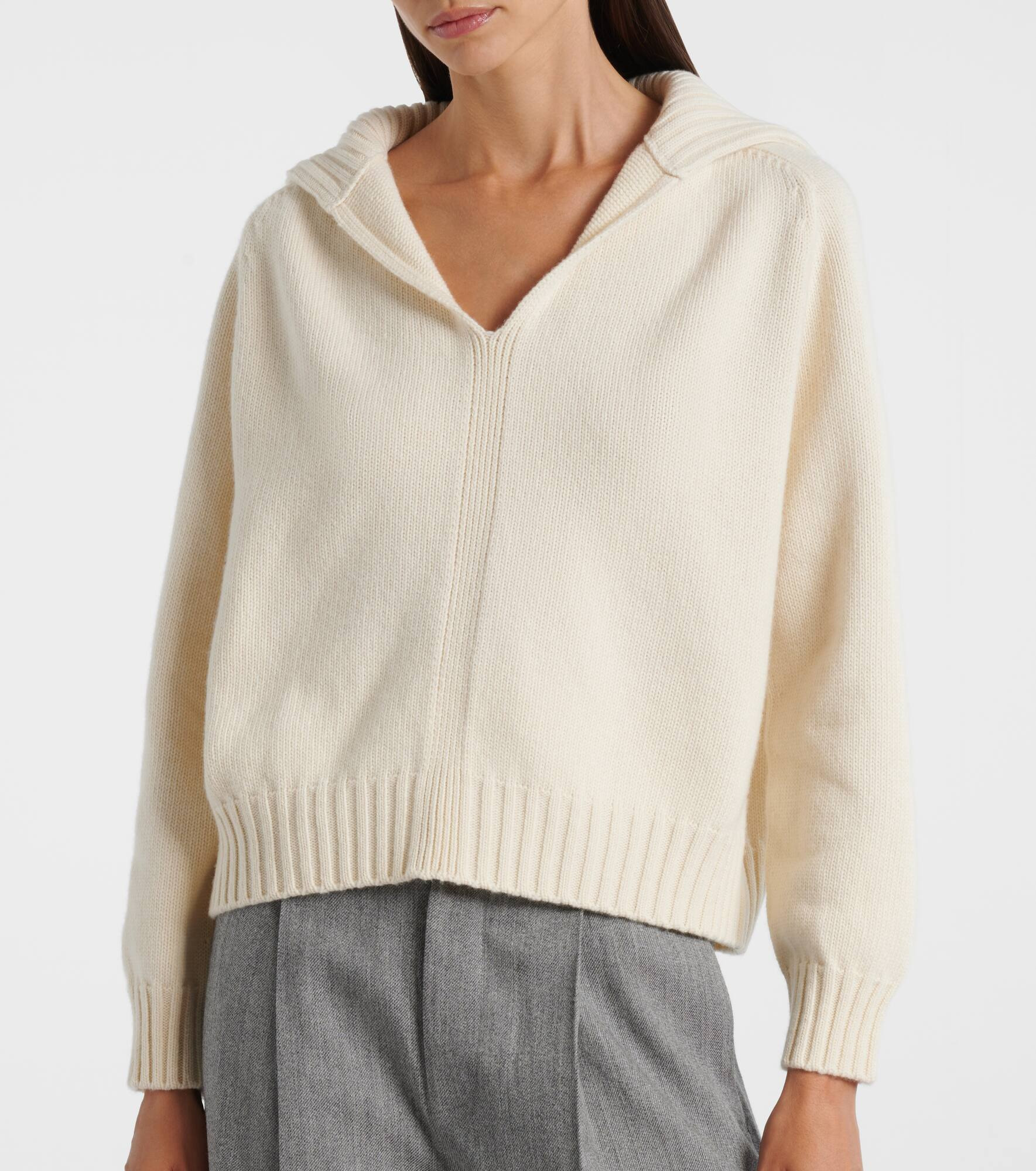 Wool and cashmere sweater - 6