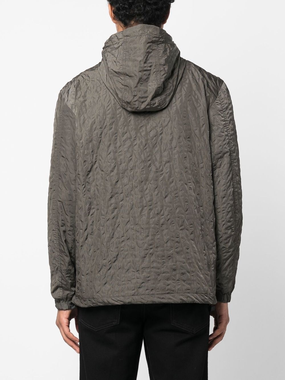 crinkled-finish windbreaker jacket - 4