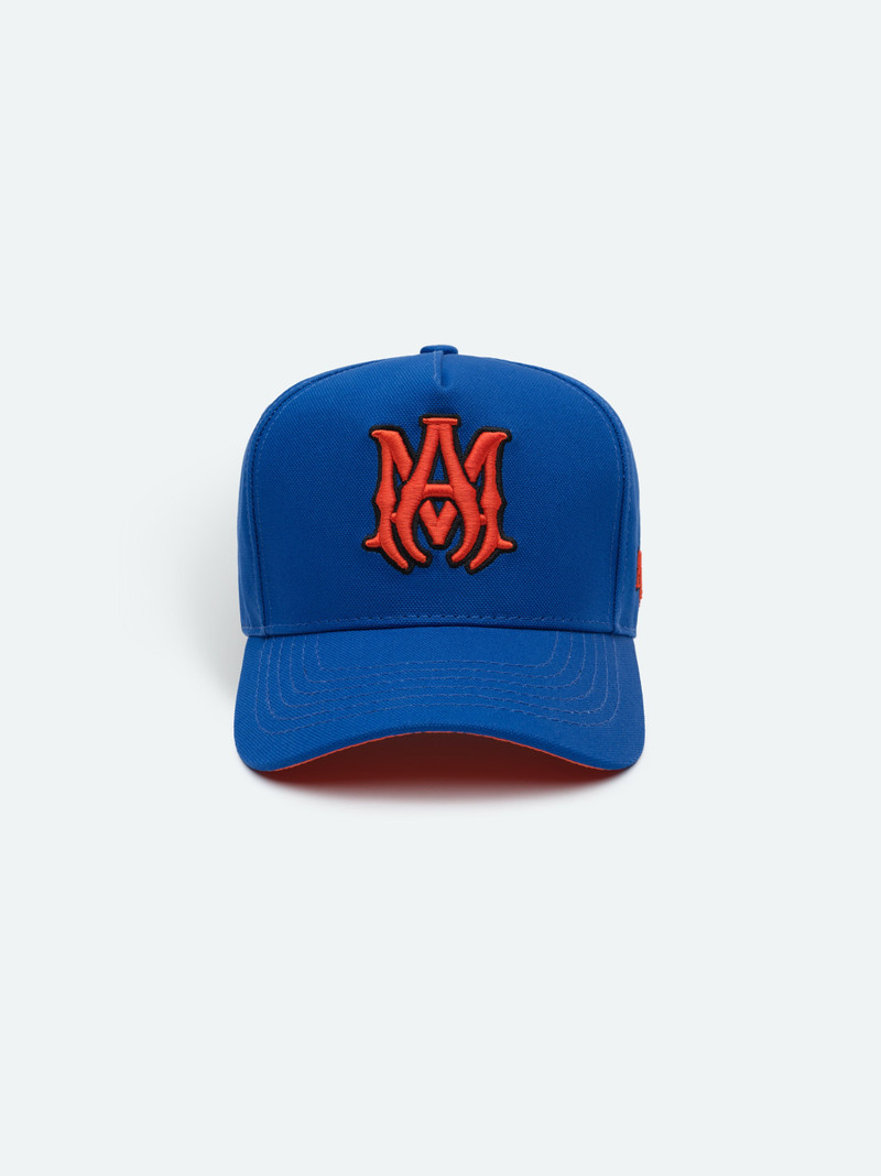 XO FULL CANVAS HAT- BLUE/ORANGE 1