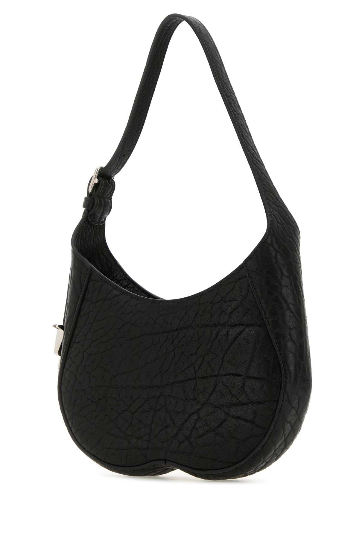 Burberry Women Black Leather Small Chess Shoulder Bag - 2