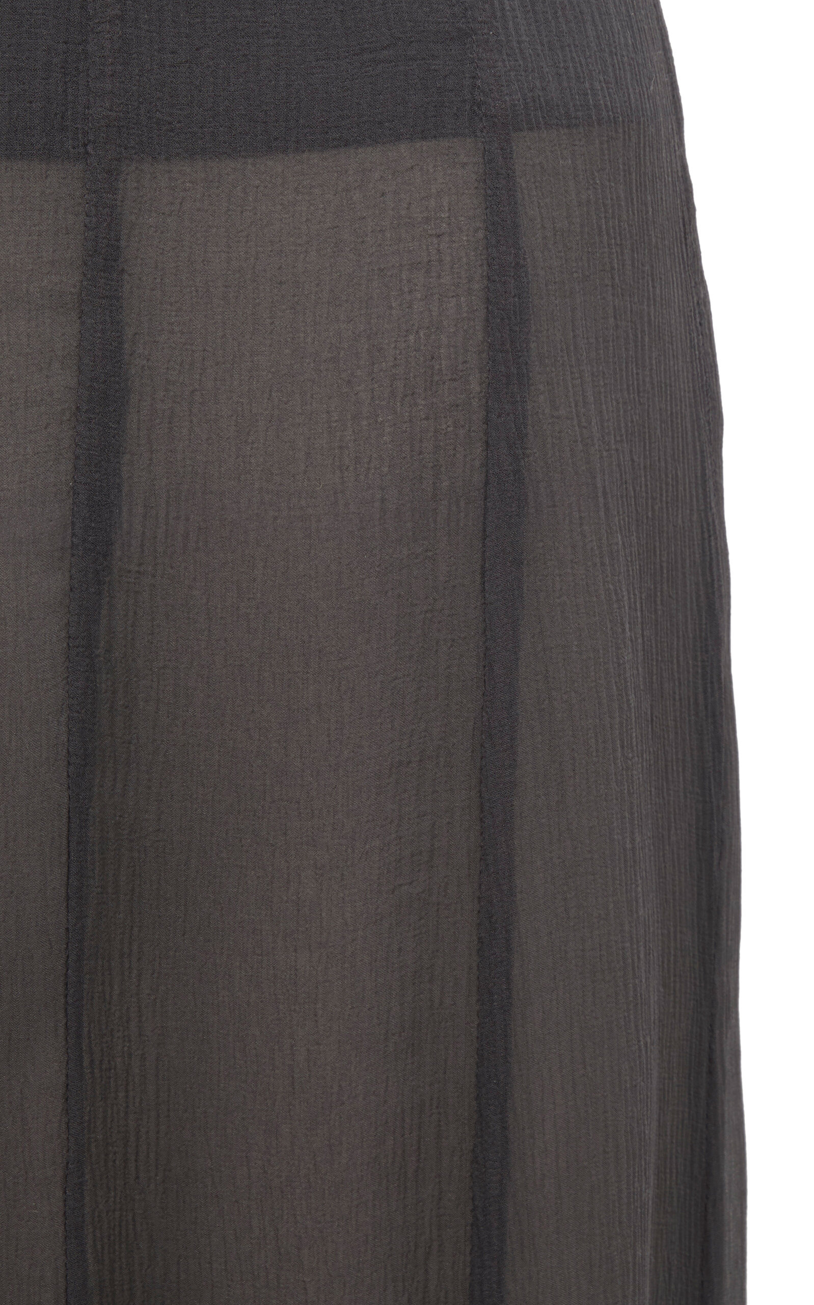 Organic Silk Mousseline Maxi Skirt n/a - 3