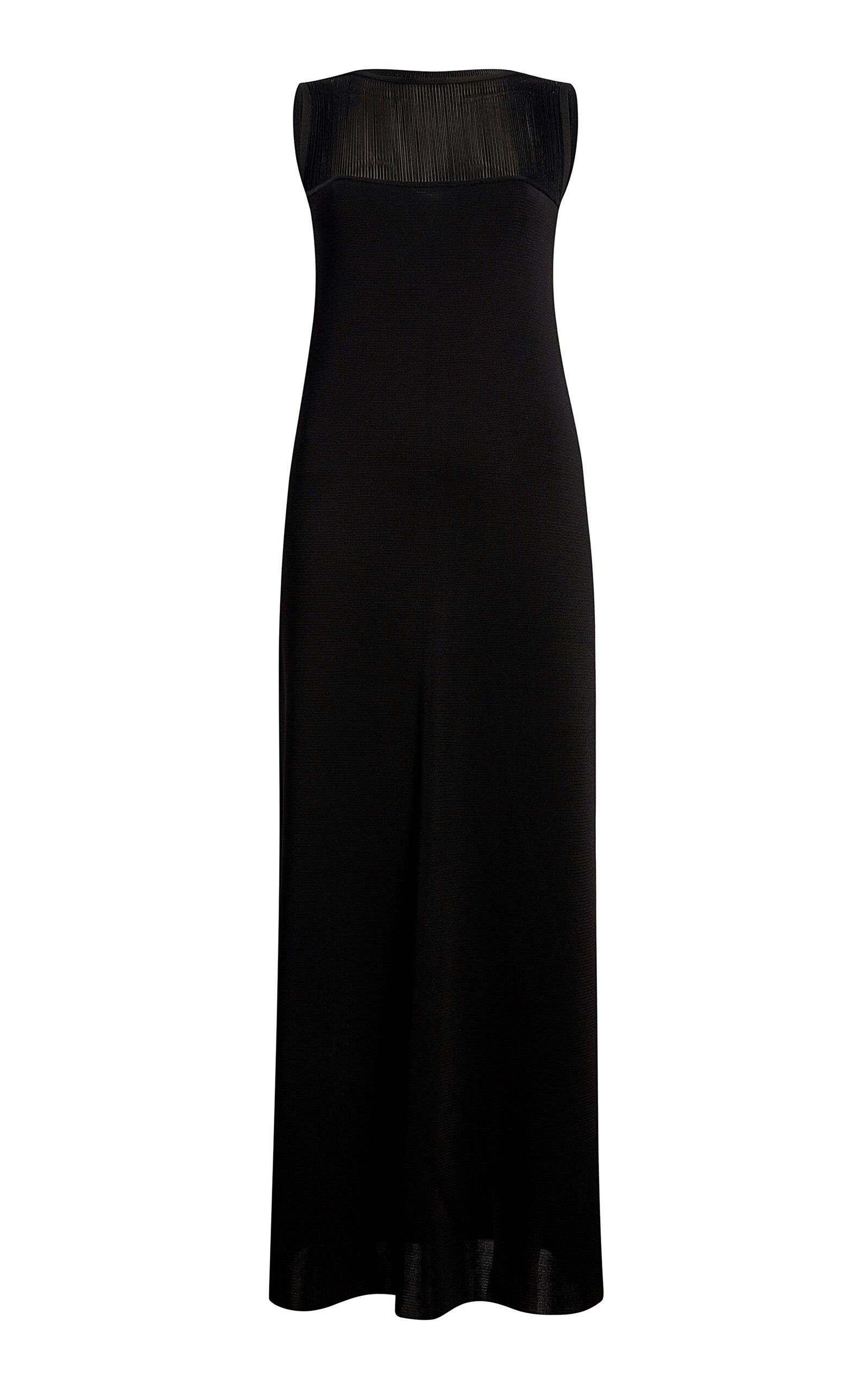 Ruslan Merino Wool Maxi Dress black - 1