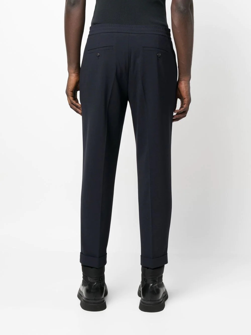 tapered cropped trousers - 4