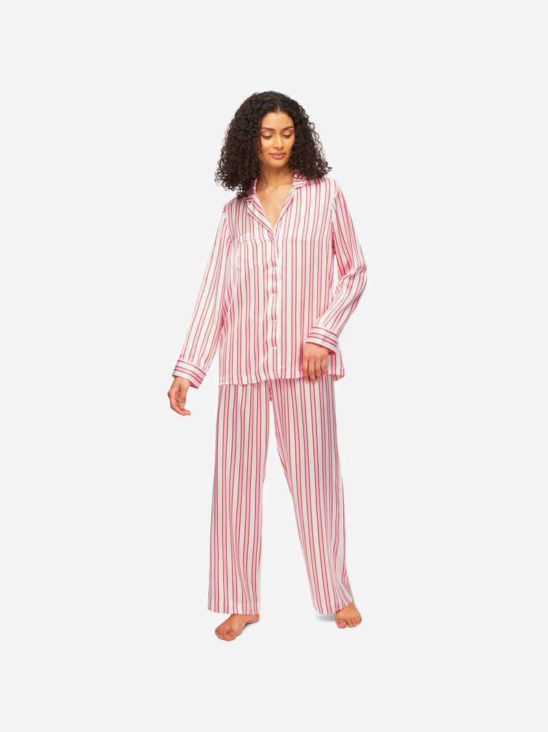 Women's Pyjamas Brindisi 81 Silk Satin Pink - 3