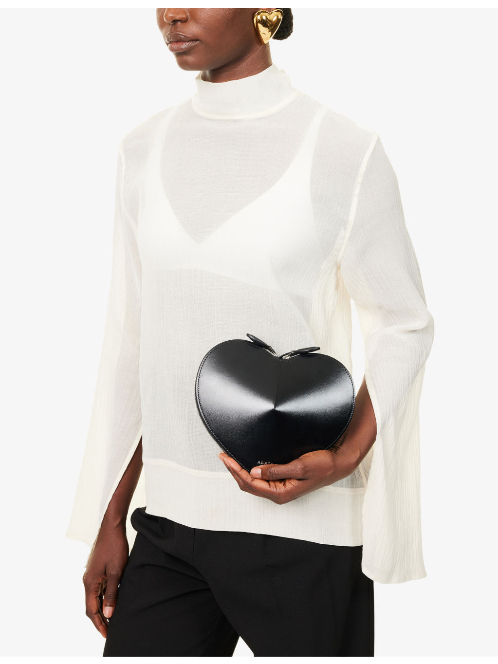 Le Coeur leather cross-body bag - 3