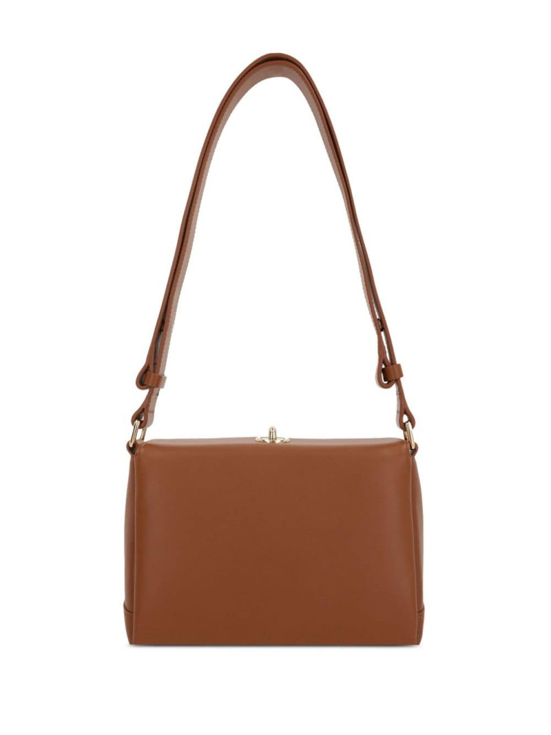 Plan C leather shoulder bag outlook