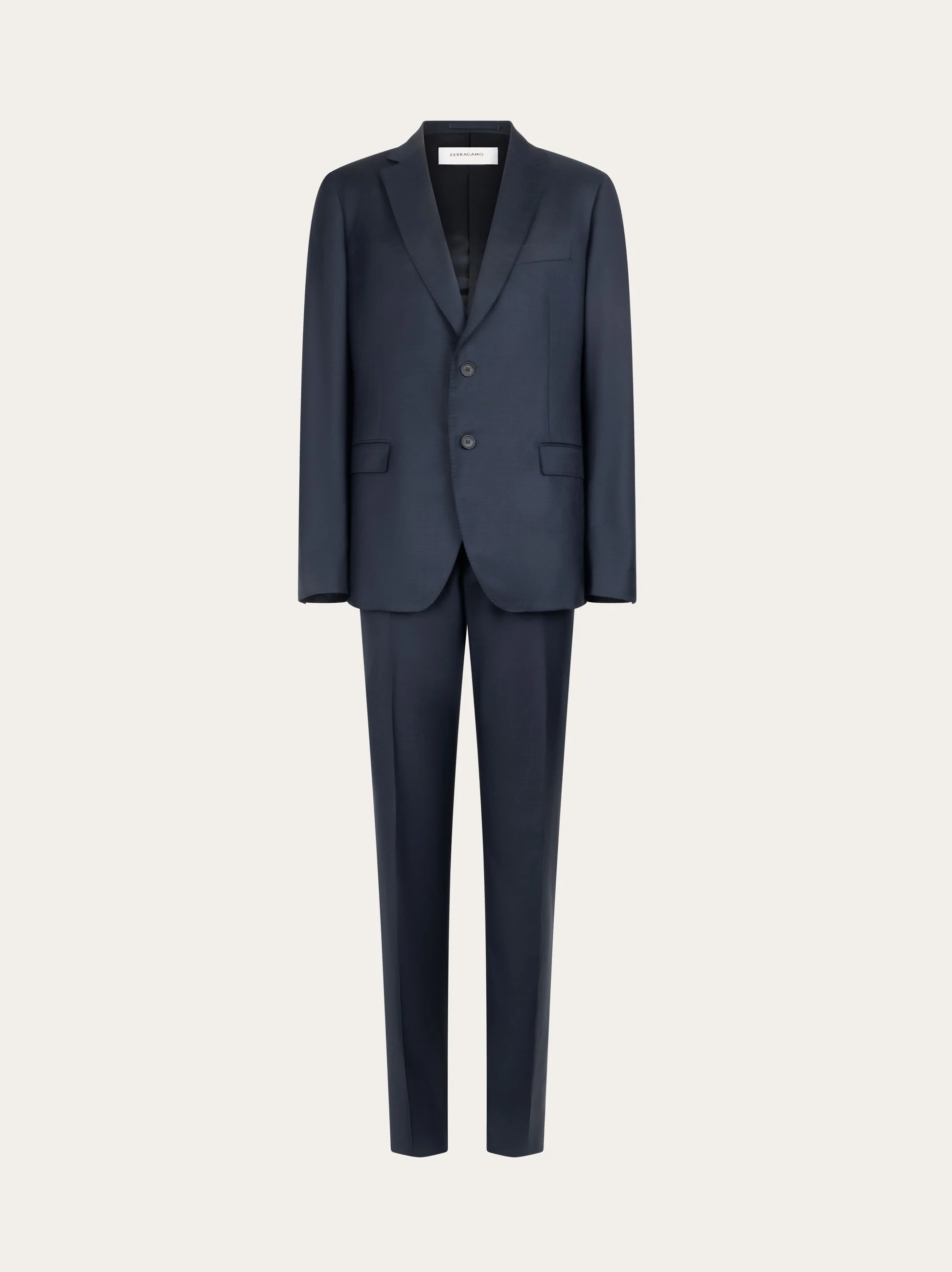 Check suit in wool - 1