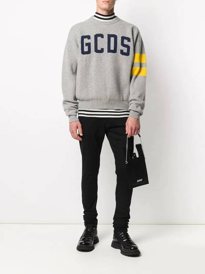 GCDS logo crew-neck jumper outlook