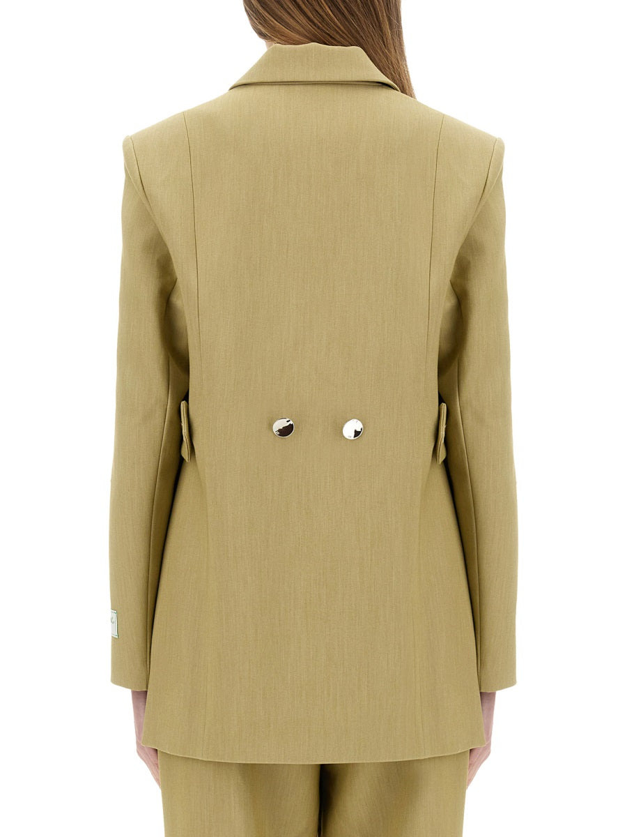 Ganni Women Twill Suit Blazer - 3