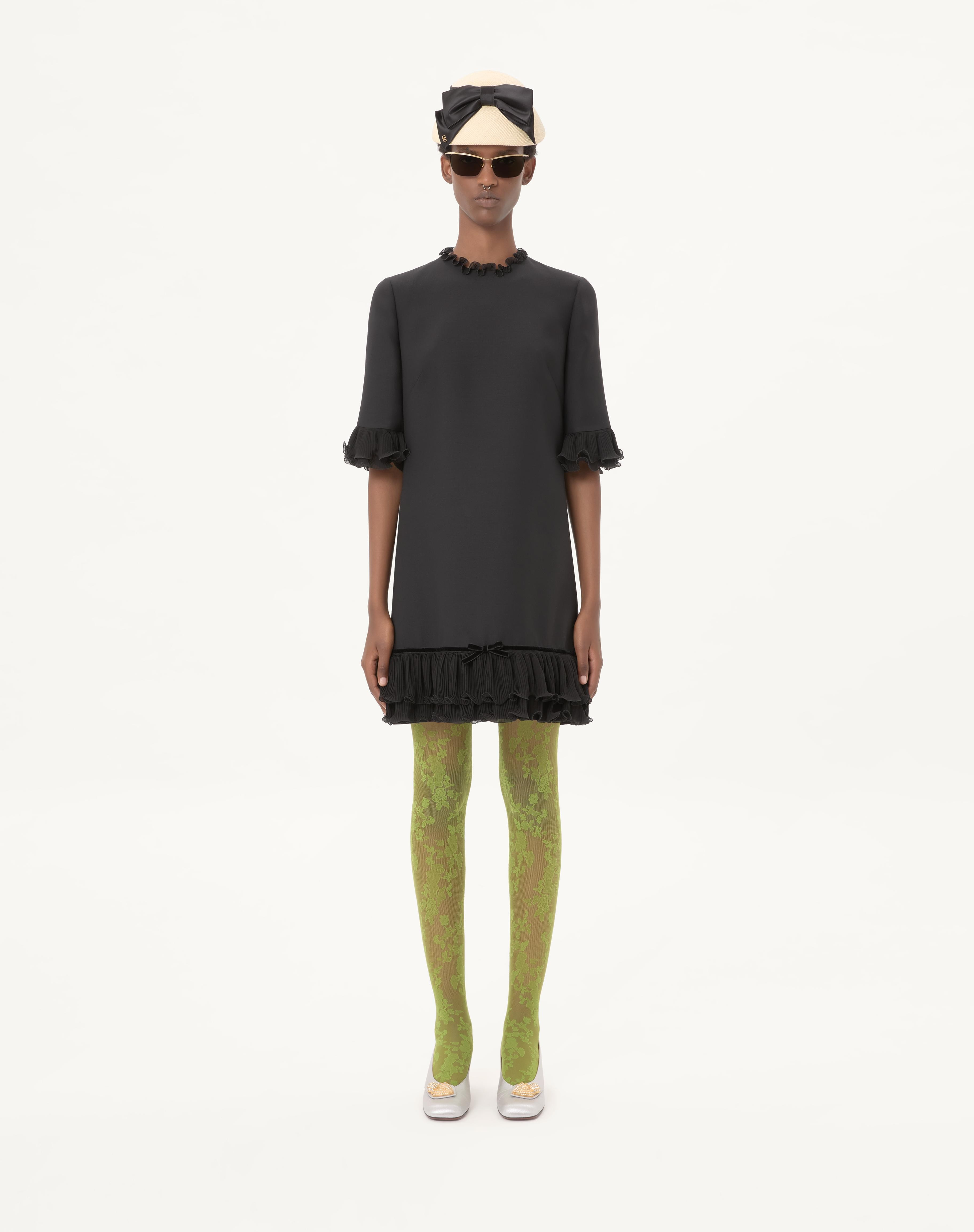 CREPE COUTURE SHORT DRESS - 4
