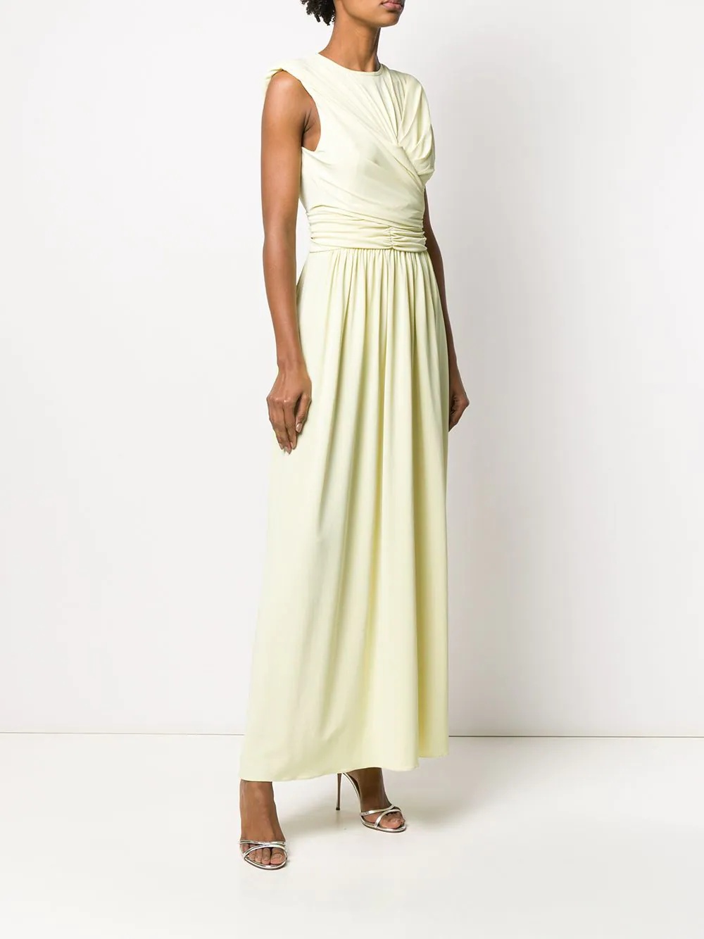 twist-detail maxi dress - 3