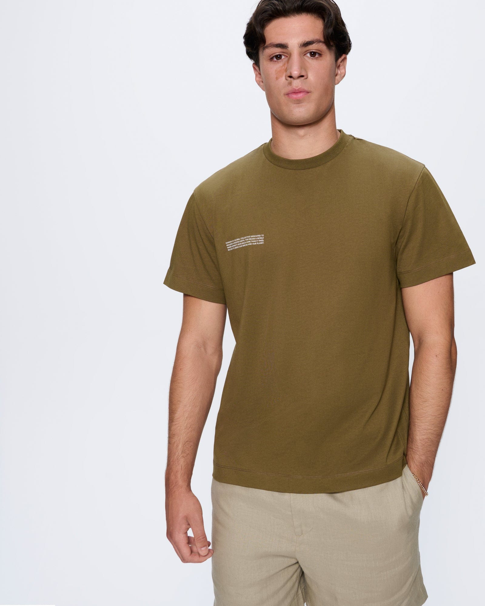 Mens 365 Midweight T-shirt - Soil Brown - 2