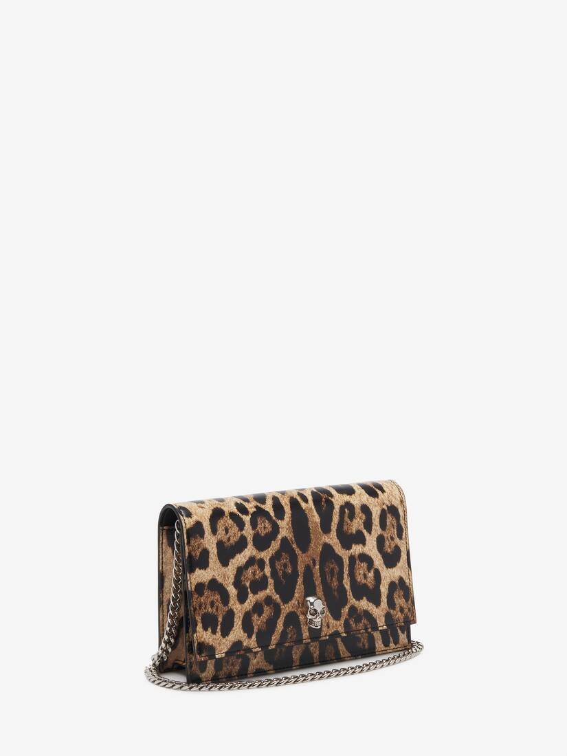 Women's Small Skull Bag in Natural/black - 3