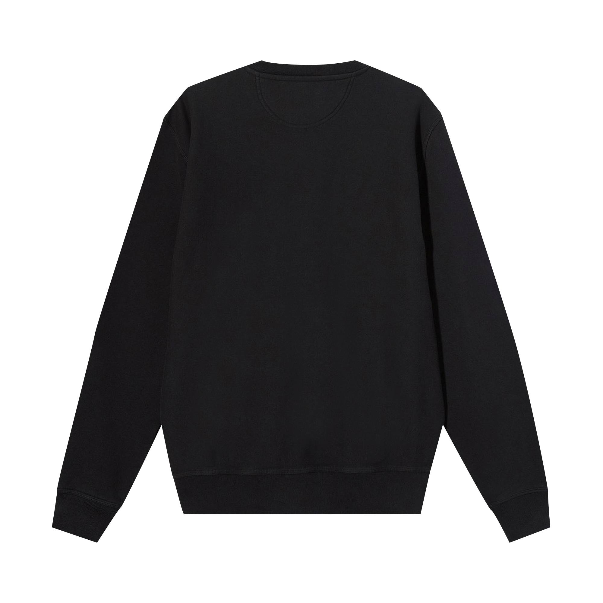 Stussy Stock Logo Crew 'Black' - 2