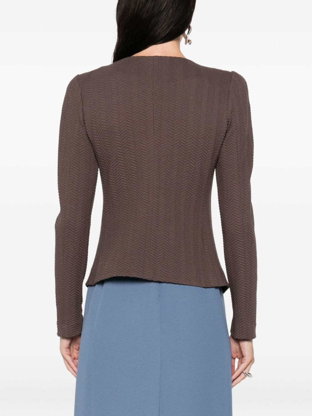 Cotton Blend Blazer Jacket - 2