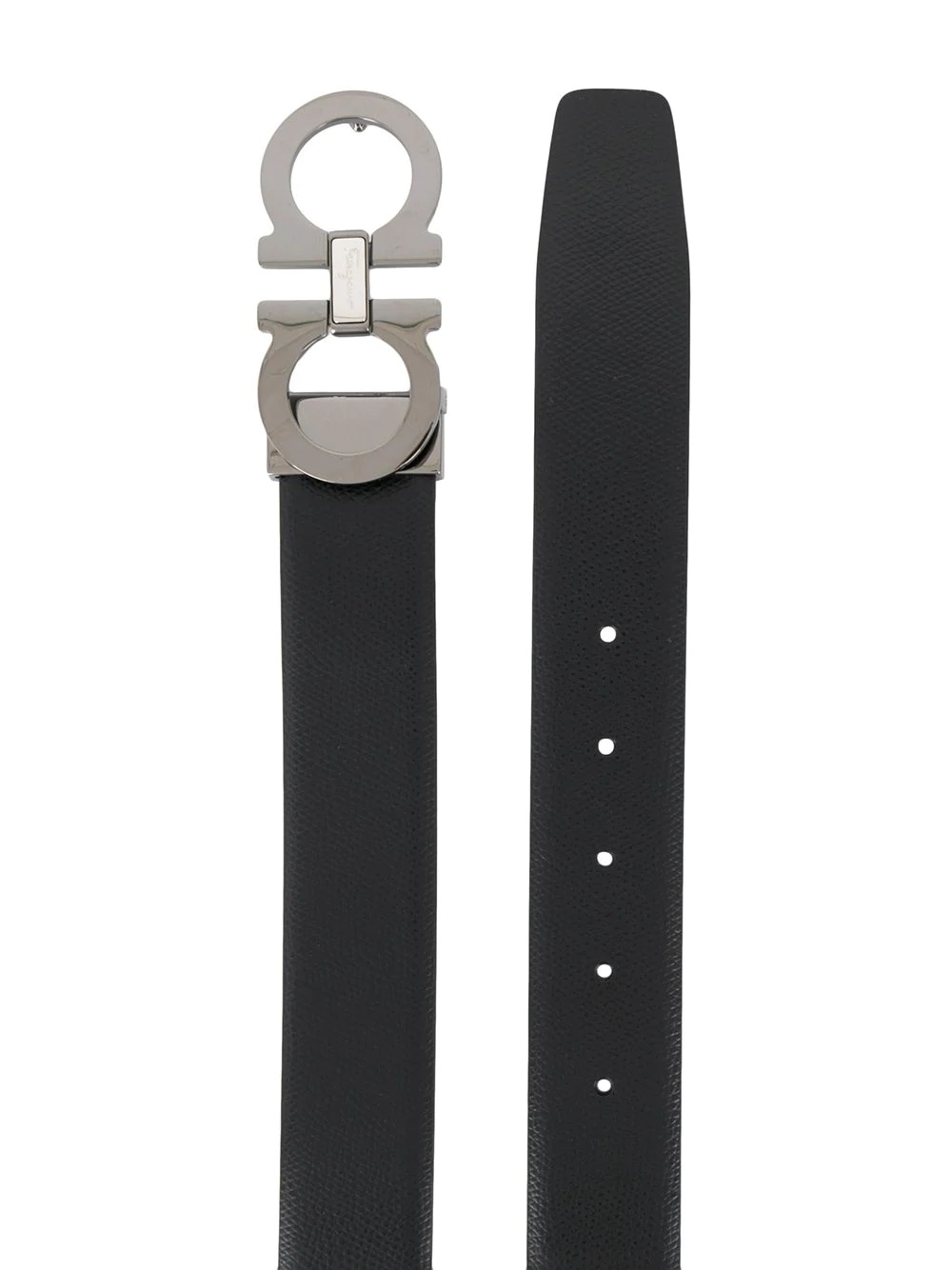 double Gancini buckle belt - 2