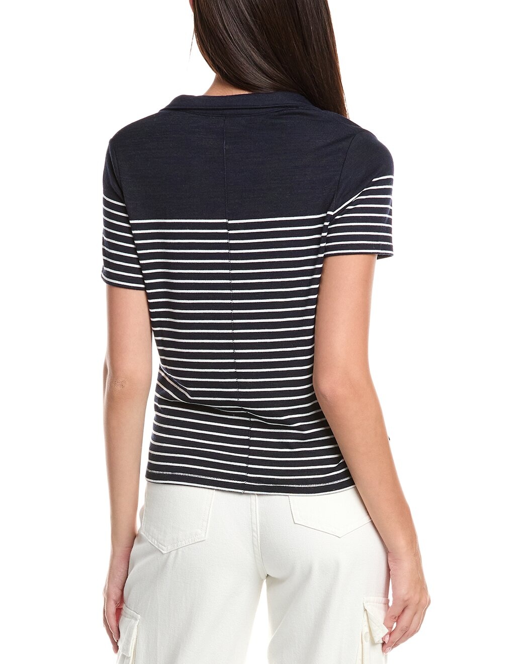 rag & bone The Knit Stripe Polo Shirt - 2