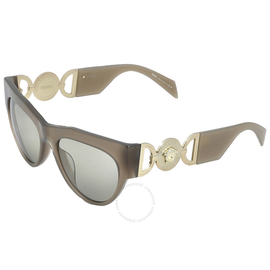 Versace Light Brown Cat Eye Ladies Sunglasses VE4440U 5407/3 56 - 4
