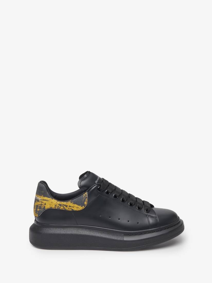 Men's Oversized Sneaker in Black/ Gold - 1