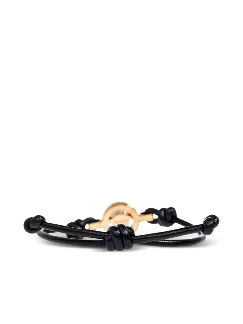 VERSACE Medusa Head leather bracelet outlook