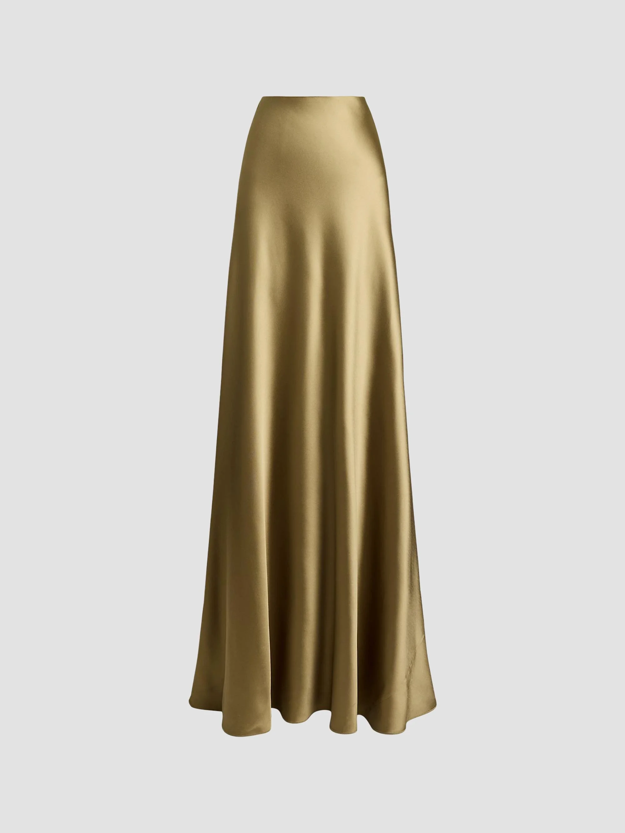 Women's Masina Satin Maxi Skirt - Porcini - 1