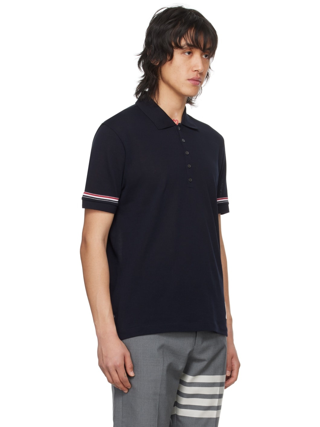 Navy Patch Polo - 2