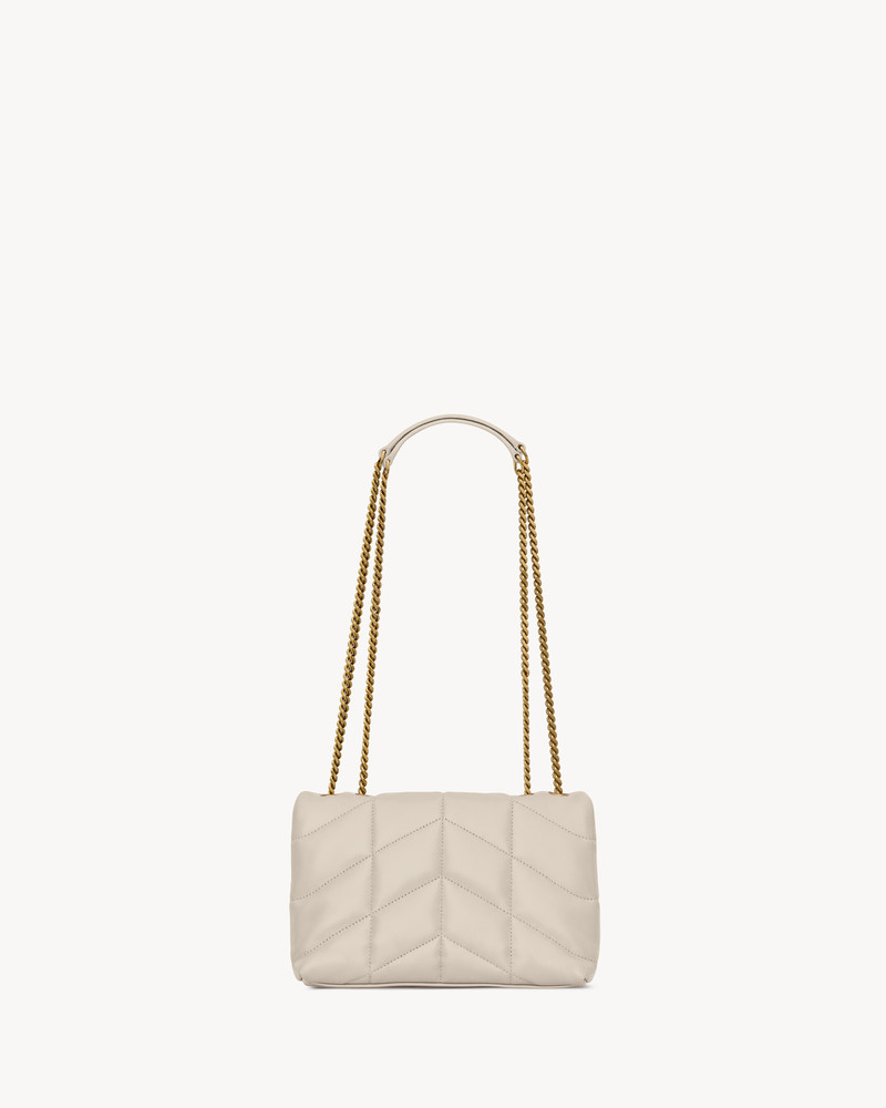 SAINT LAURENT TOY PUFFER IN NAPPA LEATHER outlook