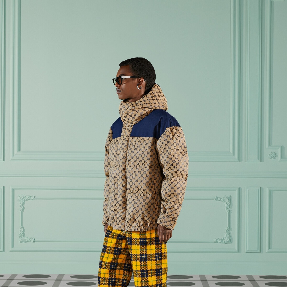 GG canvas goose down jacket - 6
