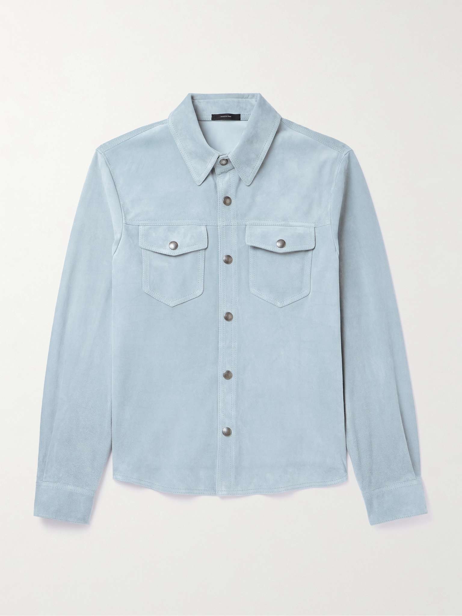 Suede Overshirt - 1