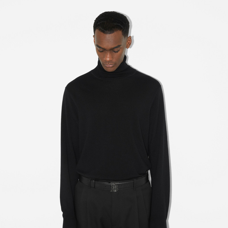 Grainy Leather TB Belt 3