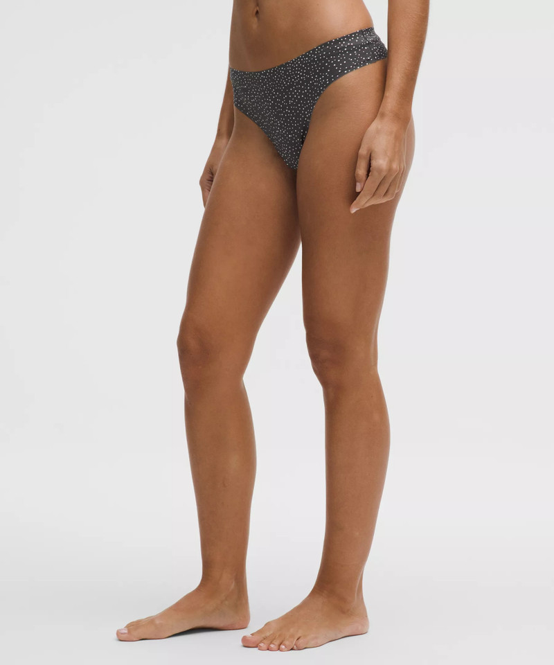 InvisiWear Mid-Rise Thong Underwear 3 Pack *Holiday 3