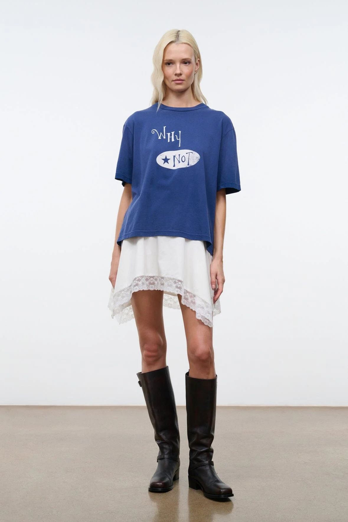 STAUD LIAM RELAXED TEE WHY NOT - 1