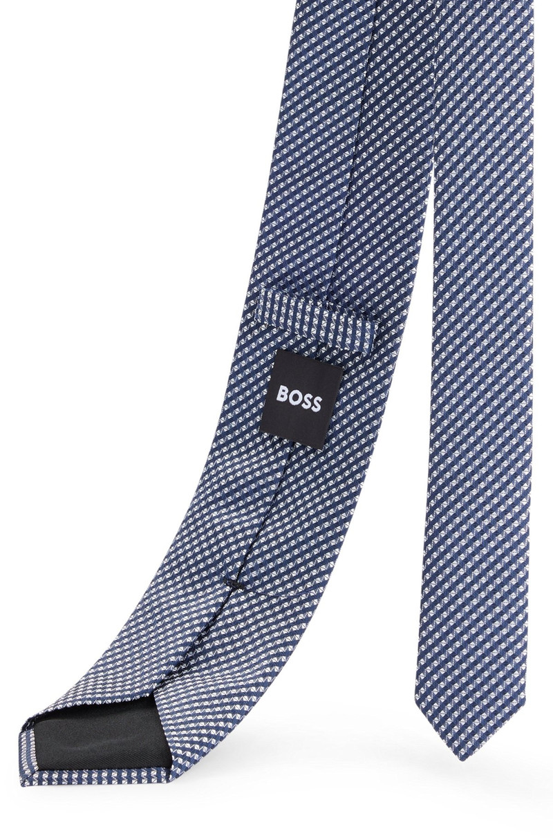 SILK-BLEND TIE WITH JACQUARD PATTERN 5