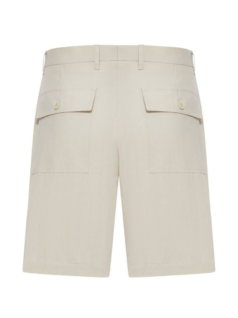 LARDINI flap-pockets shorts outlook