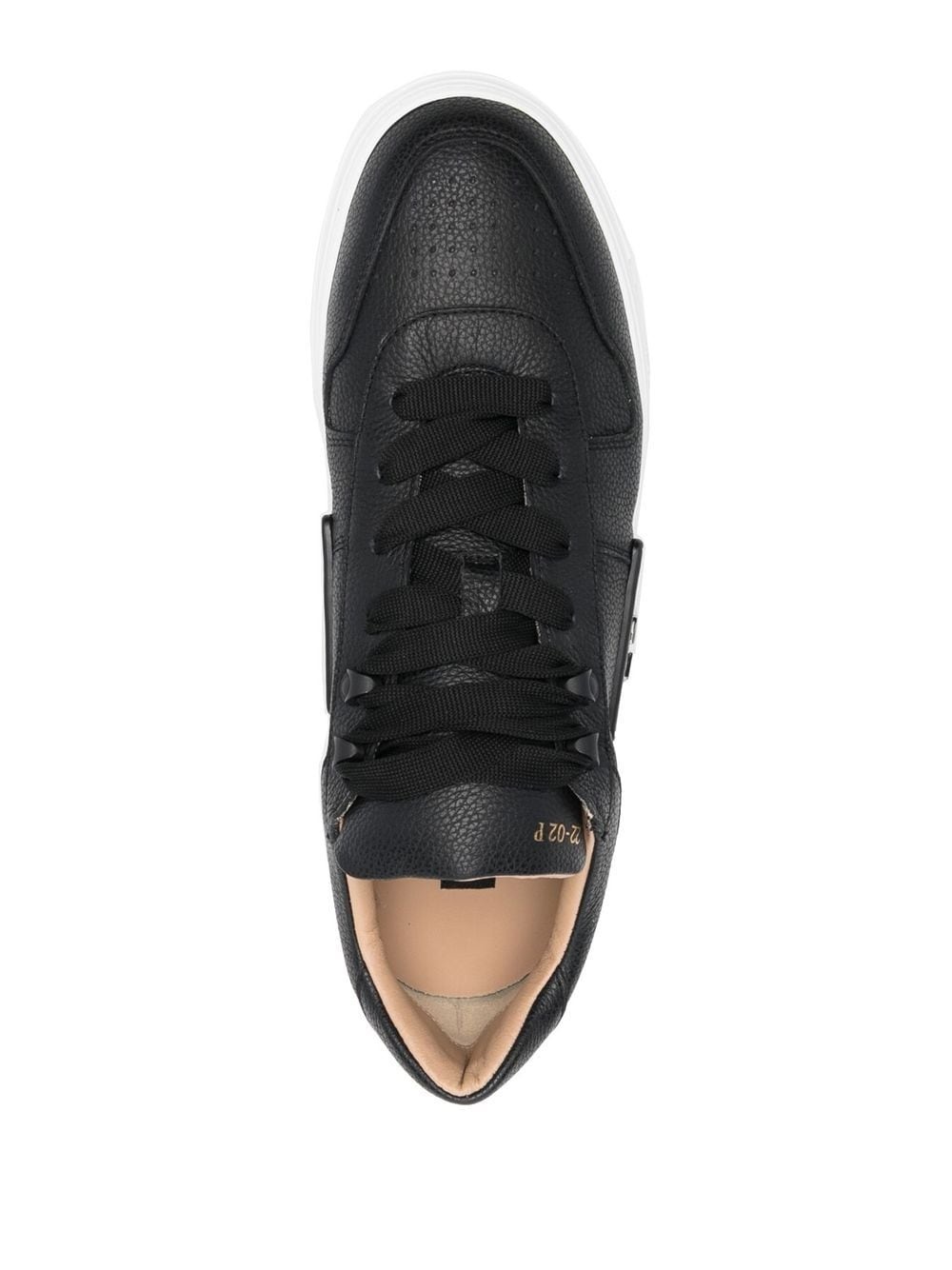 hexagonal low-top sneakers - 4