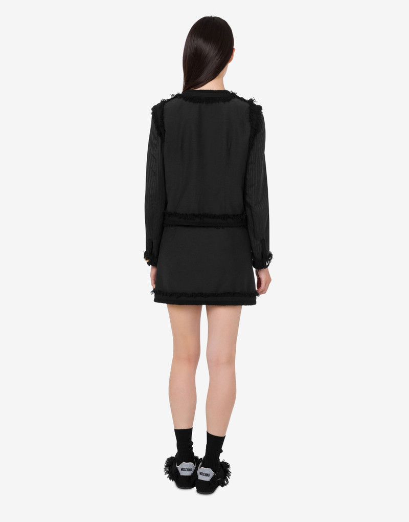 Moschino STRETCH BOUCLÉ JACKET outlook