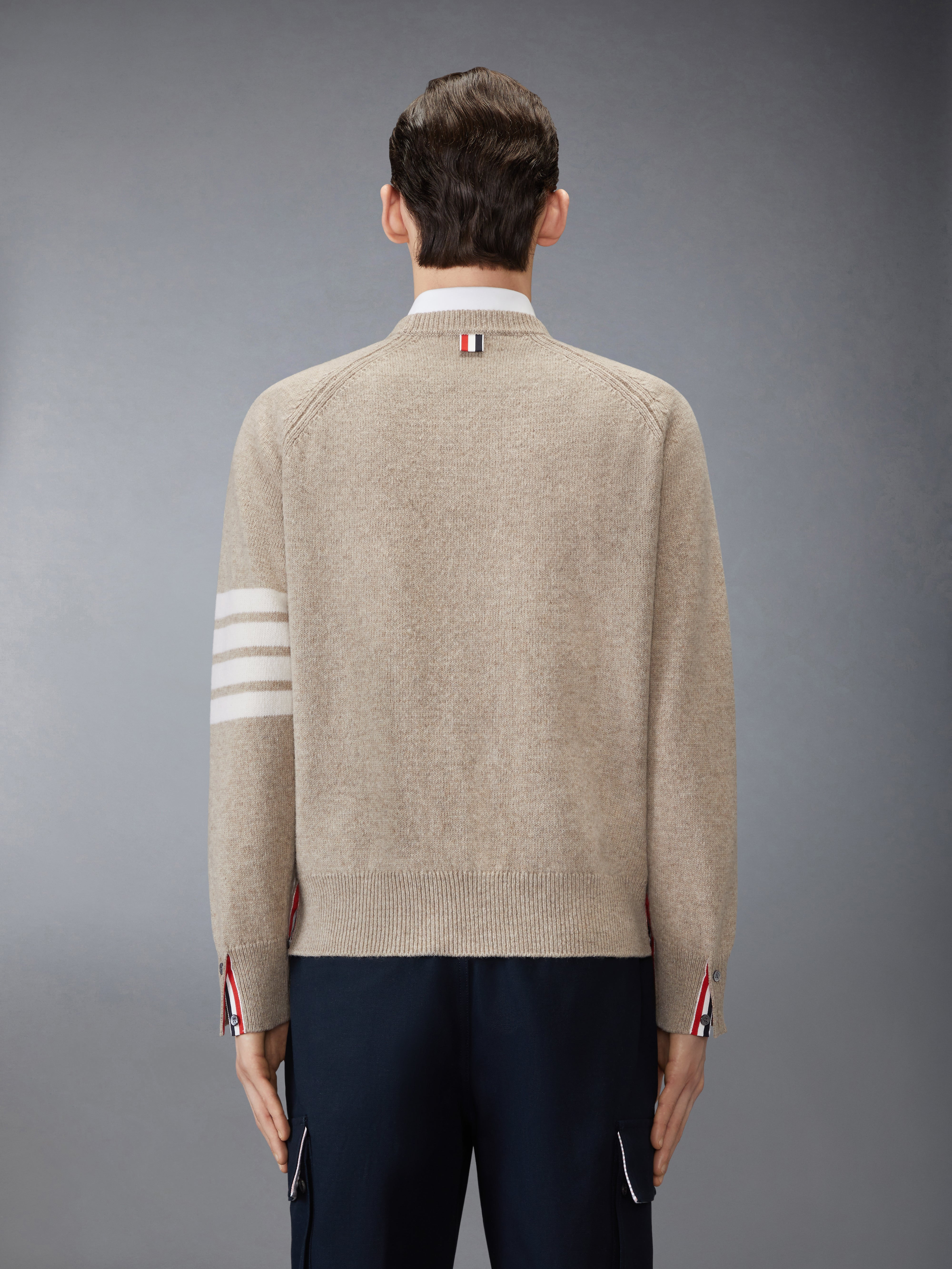 SHETLAND WOOL 4-BAR RELAXED FIT PULLOVER - 3
