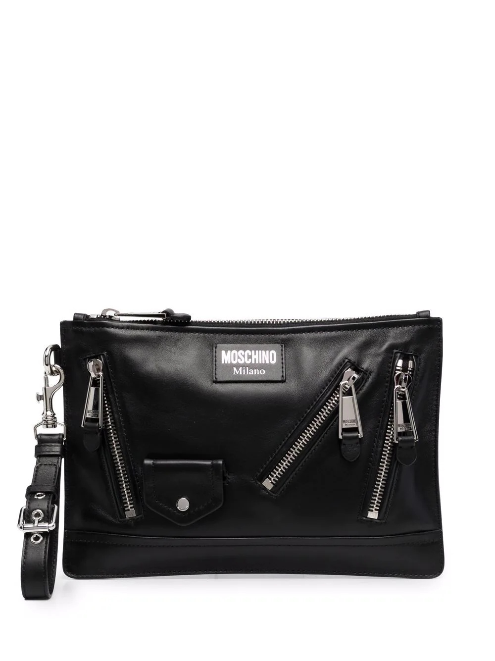 biker-style clutch bag - 1