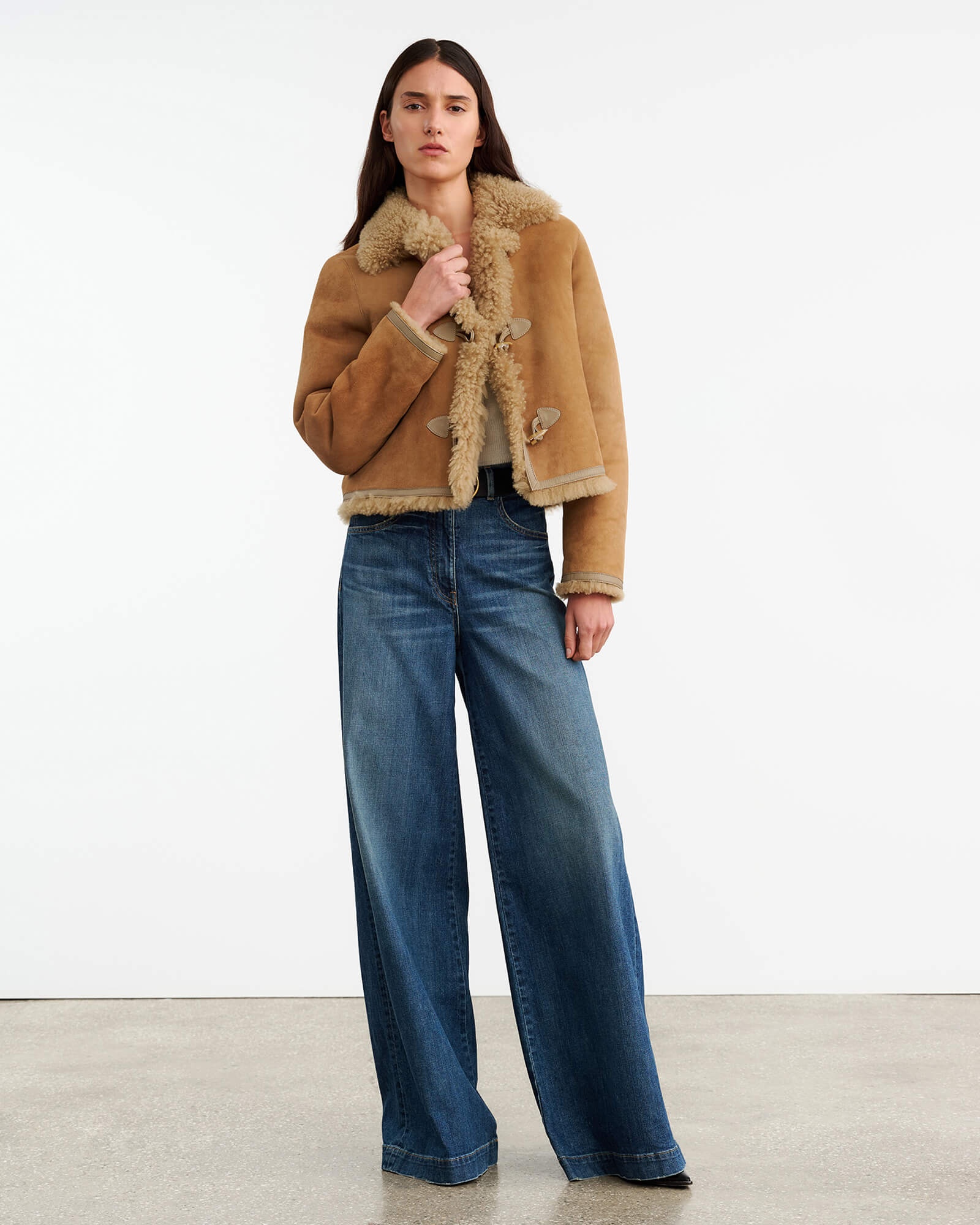 BENOITE SHEARLING JACKET - 5