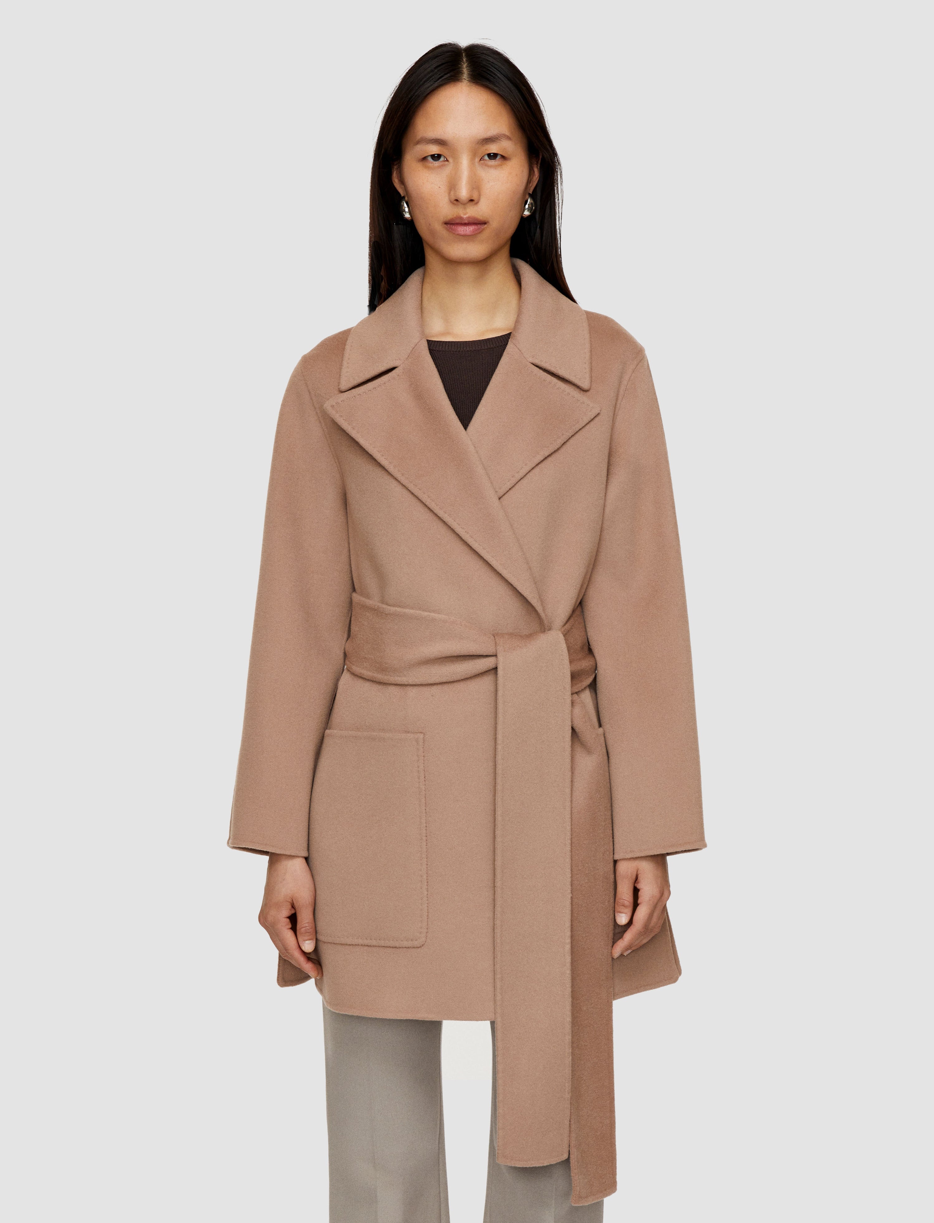 Clemence Double Face Cashmere Coat - 3