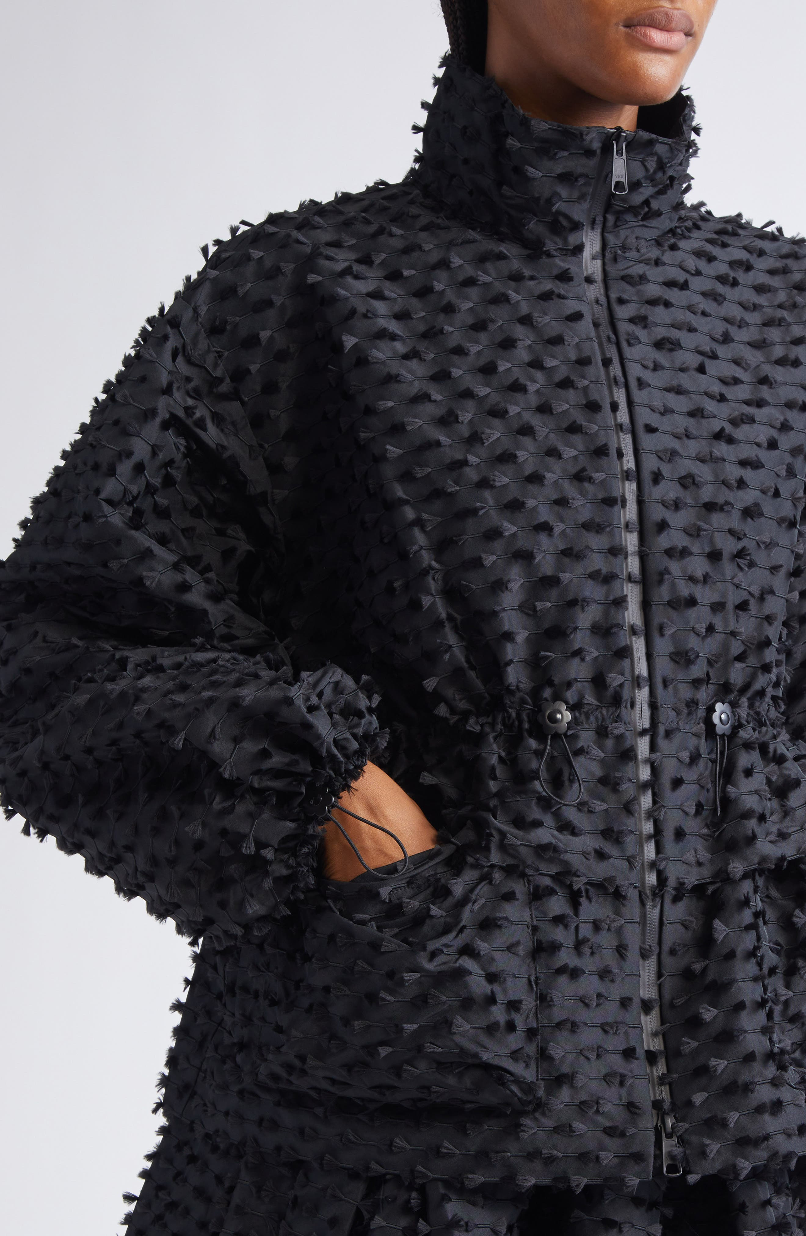 Cecilie Bahnsen Arlo Fiamma Fil Coup Jacket in Black at Nordstrom - 5