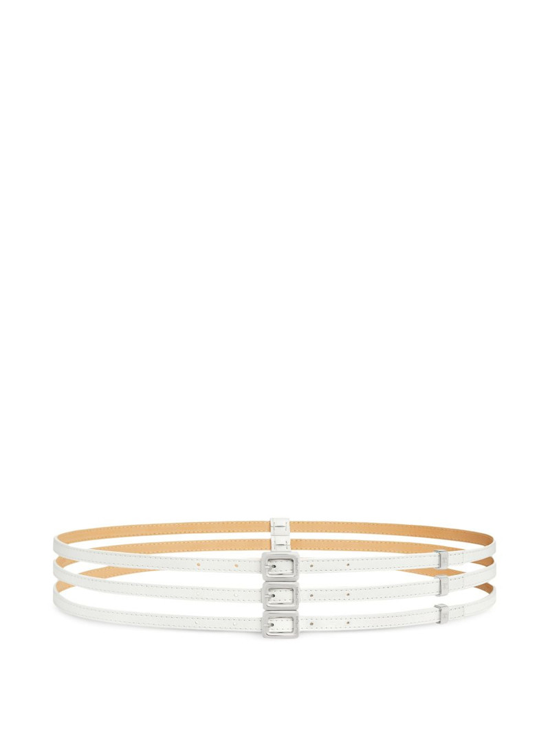 stacked buckled belt 1
