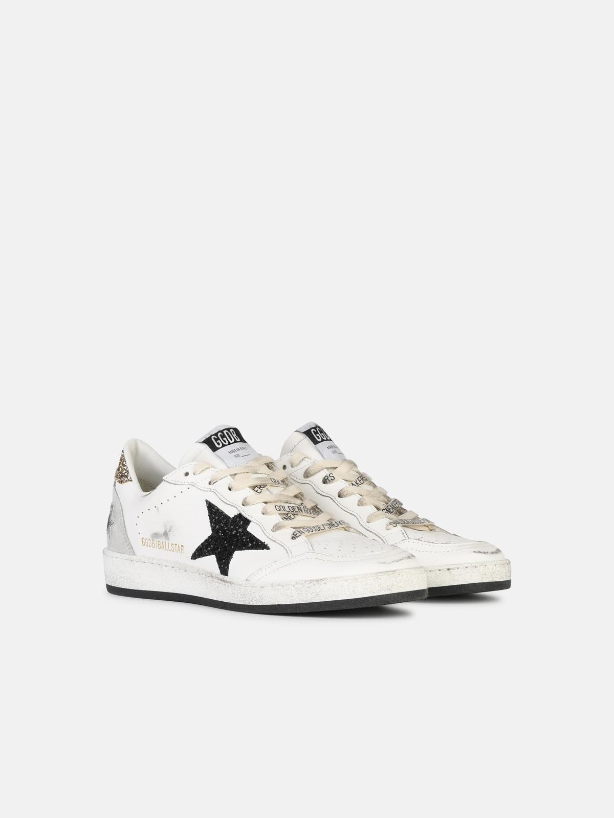 'BALL STAR' WHITE LEATHER SNEAKERS - 2