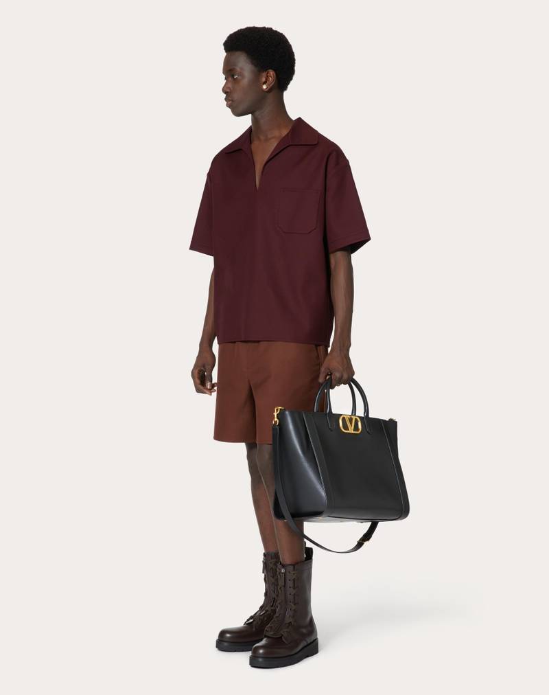 Valentino VLOGO SIGNATURE CALFSKIN TOTE BAG outlook